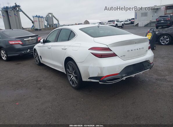 KMTG64SC4TU164149 2026 GENESIS G70 White Rear left