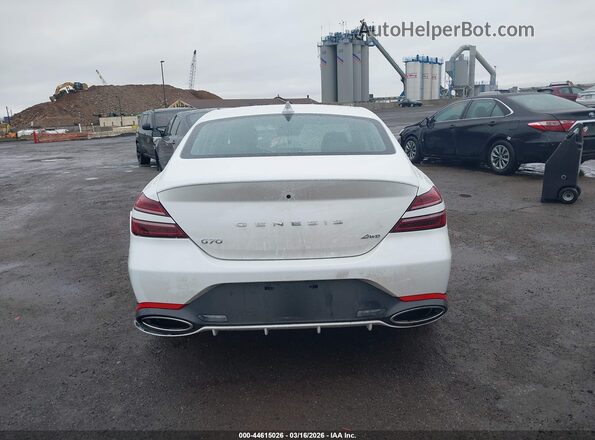 KMTG64SC4TU164149 2026 GENESIS G70 White 