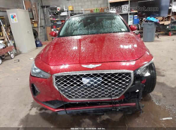 KMTG74LE3KU023231 2019 GENESIS G70 Red 