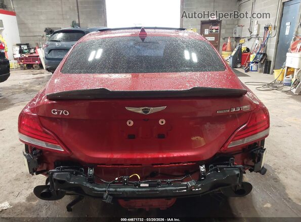 KMTG74LE3KU023231 2019 GENESIS G70 Red 