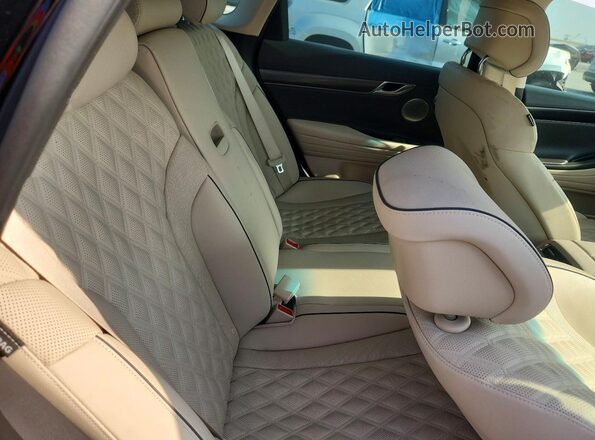 KMTGA4SC7RU222066 2024 GENESIS G80 Black Widok tylnych siedzeń