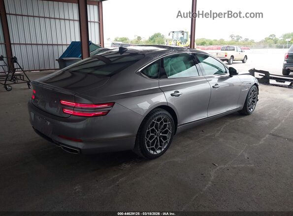 KMTGB4SC2PU165883 2023 GENESIS G80 Gray უკანა მარჯვენა