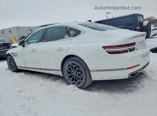 KMTGB4SCXMU063856 2021 GENESIS G80 White Tył lewy
