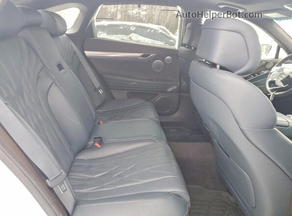 KMTGB4SCXMU063856 2021 GENESIS G80 White Widok tylnych siedzeń
