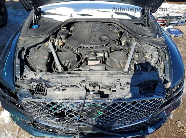 KMTGC4SD6MU044081 2021 GENESIS G80 Black Rear interior view