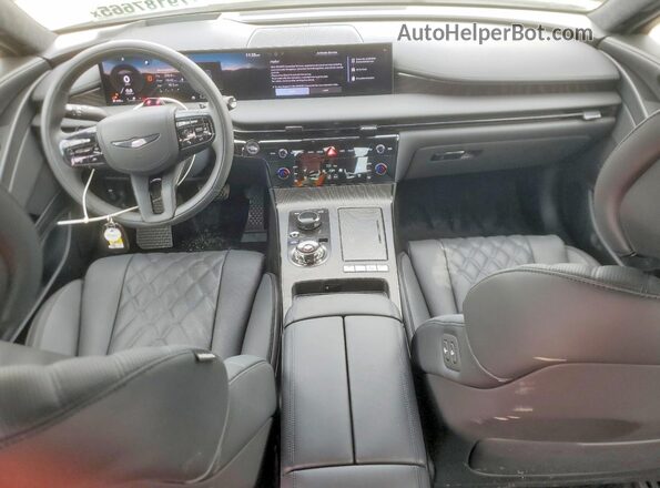 KMTGF4SD5TU313581 2026 GENESIS G80 White Առջևի վահանակի տեսք