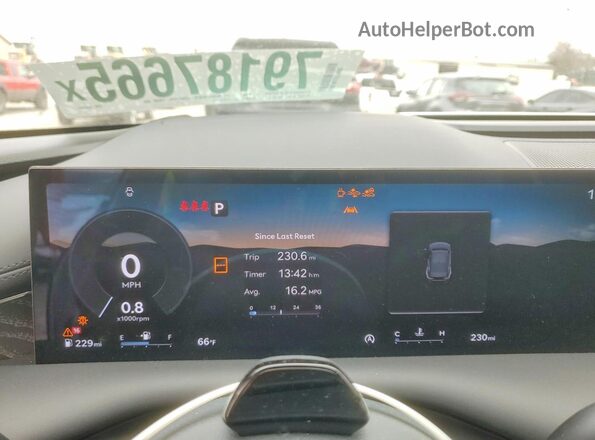 KMTGF4SD5TU313581 2026 GENESIS G80 White Սարքավորումների վահանակի տեսք