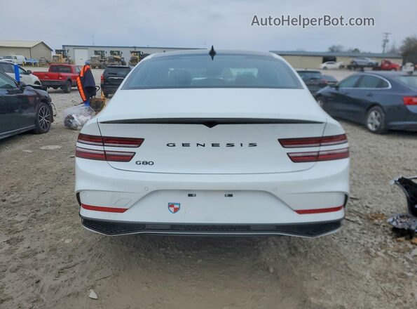 KMTGF4SD5TU313581 2026 GENESIS G80 White Հետևի տեսք
