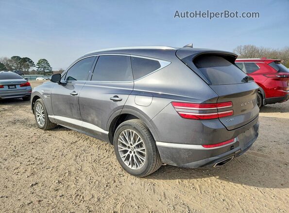 KMUHB4SB7MU035455 2021 GENESIS GV80 Gray Задня ліва чверть