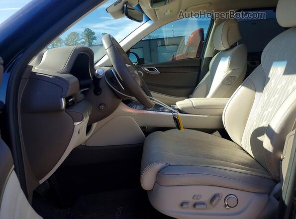 KMUHBDSB1PU120795 2023 GENESIS GV80 Black Vista interior delantera