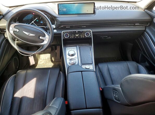KMUHBDSB2PU126766 2023 GENESIS GV80 Black Вид панелі приладів
