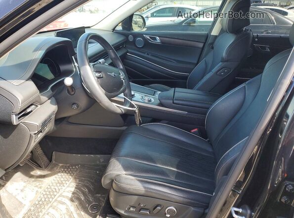 KMUHBDSB2PU126766 2023 GENESIS GV80 Black Вид салону спереду
