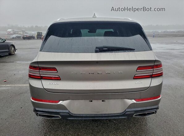 KMUHBDSB8MU051986 2021 GENESIS GV80 Silver Rear view
