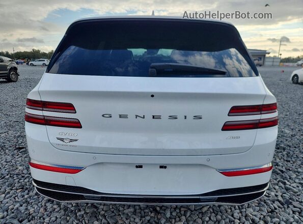 KMUHCESB6TU315272 2026 GENESIS GV80 White Widok z tyłu