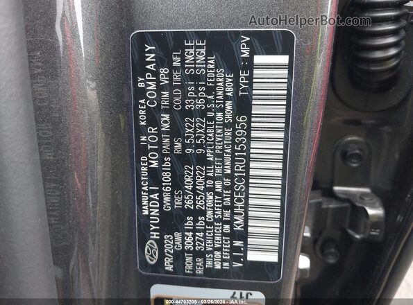 KMUHCESC1RU153956 2024 GENESIS GV80 Gray Շարժիչի բաժամունքի տեսք