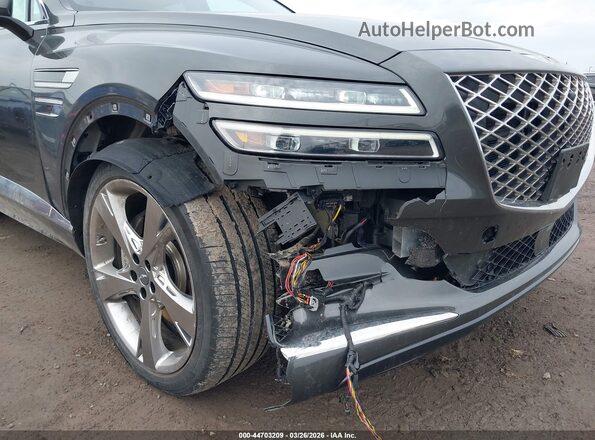 KMUHCESC1RU153956 2024 GENESIS GV80 Gray Դիմացի տեսք