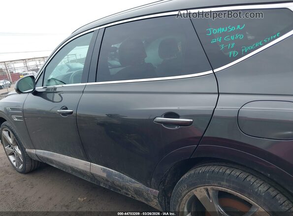 KMUHCESC1RU153956 2024 GENESIS GV80 Gray Սալոնի 360 աստիճան տեսք