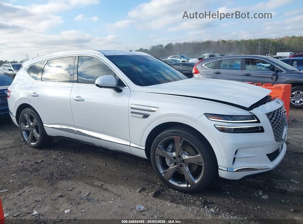 KMUHCESC1RU157571 2024 GENESIS GV80 White Вид задньої частини салону