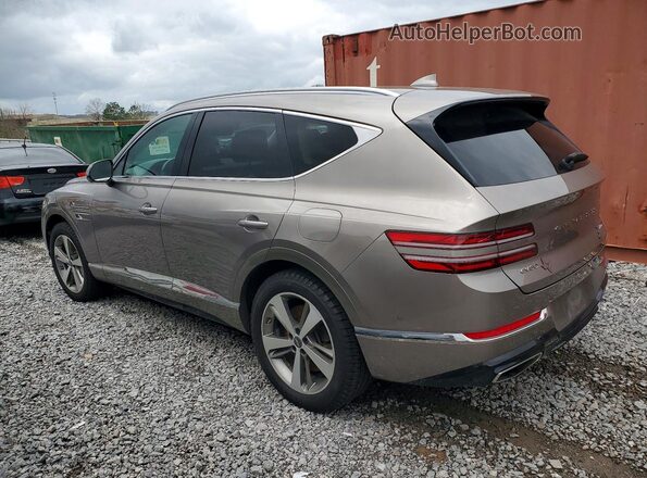 KMUHCESC4MU042827 2021 GENESIS GV80 Tan უკანა მარცხენა