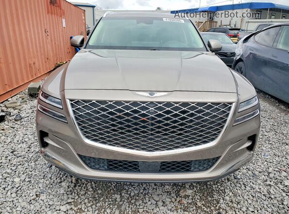 KMUHCESC4MU042827 2021 GENESIS GV80 Tan წინა ხედი