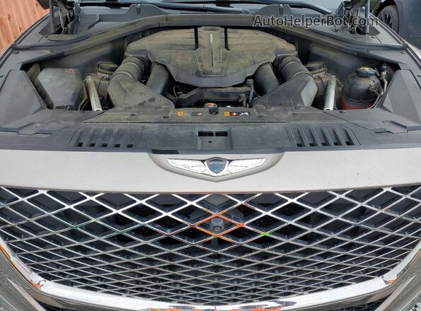 KMUHCESC4MU042827 2021 GENESIS GV80 Tan ძრავის განყოფილების ხედი