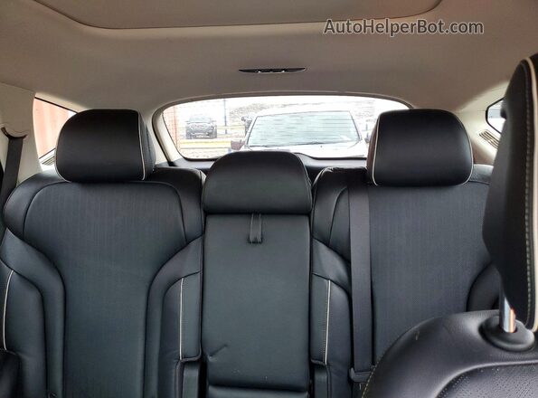 KMUHCESC4MU042827 2021 GENESIS GV80 Tan უკანა სავარძლების ხედი