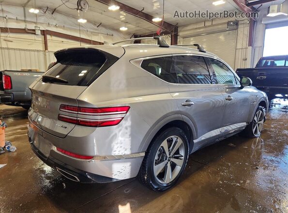 KMUHCESC8NU076352 2022 GENESIS GV80 Gray Tył prawy