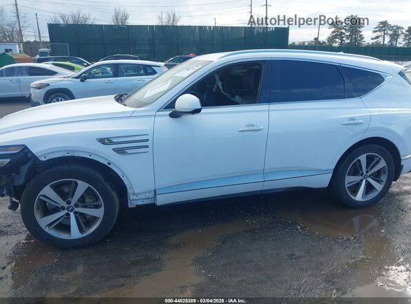 KMUHCESC9MU042208 2021 GENESIS GV80 White Widok wnętrza 360 stopni