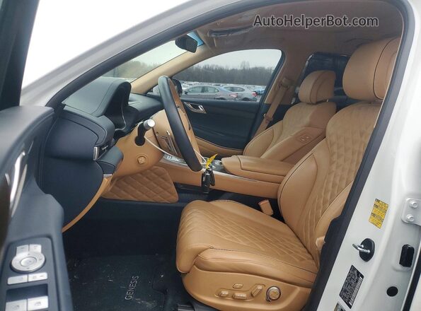 KMUHCESC9RU148536 2024 GENESIS GV80 White Vista interior delantera