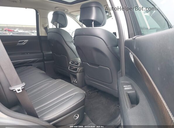 KMUHCESCXRU203527 2024 GENESIS GV80 Silver VIN კოდის სტიკერის ხედი