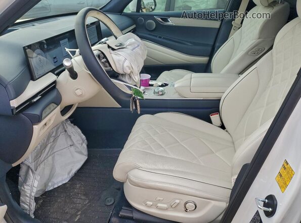 KMUHEESC8SU243525 2025 GENESIS GV80 White 