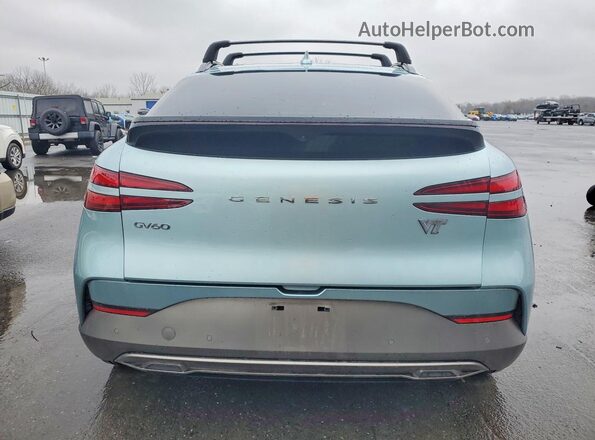 KMUKCDSC7RU024121 2024 GENESIS GV60 Turquoise უკანა ხედი