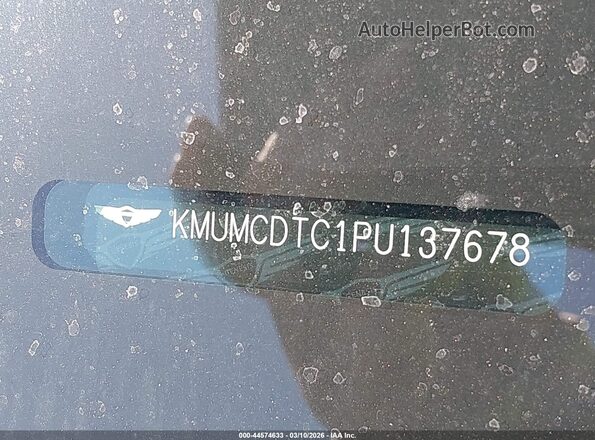 KMUMCDTC1PU137678 2023 GENESIS GV70 Black Widok komory silnika