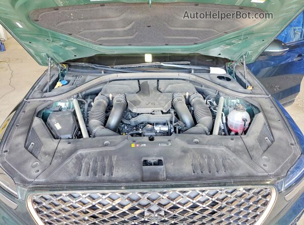 KMUMCDTC9PU080596 2023 GENESIS GV70 Green ძრავის განყოფილების ხედი