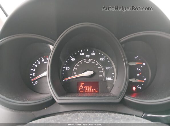 KNADM4A31G6001572 2016 KIA RIO Gray უკანა სავარძლების ხედი