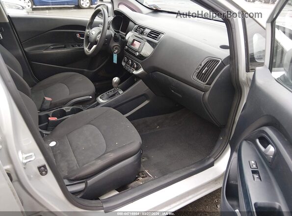KNADM4A31G6001572 2016 KIA RIO Gray წინა სალონის ხედი