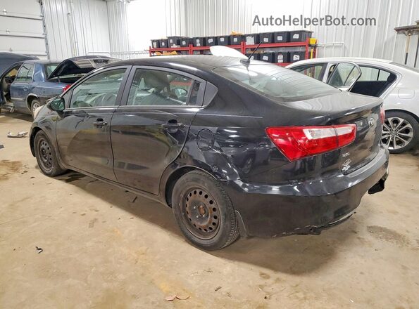 KNADM4A34H6012017 2017 KIA RIO Black Задня ліва чверть