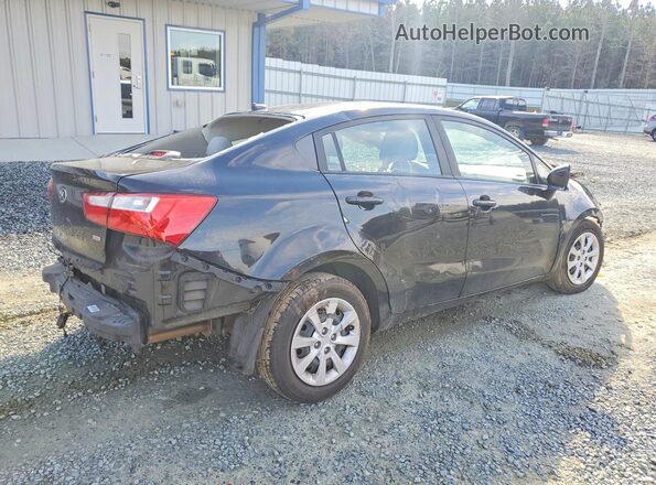 KNADM4A34H6072203 2017 KIA RIO Black Tył prawy