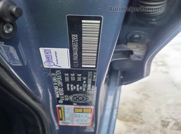 KNADM4A36G6572958 2016 KIA RIO Blue 
