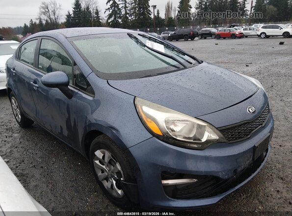 KNADM4A39G6676750 2016 KIA RIO Blue Вид задньої частини салону