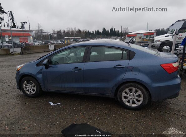 KNADM4A39G6676750 2016 KIA RIO Blue Панорамний вид салону 360°
