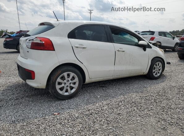 KNADM5A34G6678640 2016 KIA RIO White Tył prawy