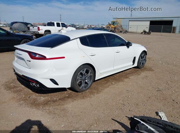 KNAE15LA2M6089509 2021 KIA STINGER White Հետևի աջ