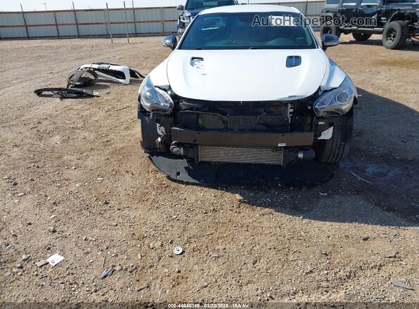 KNAE15LA2M6089509 2021 KIA STINGER White Դիմացի տեսք