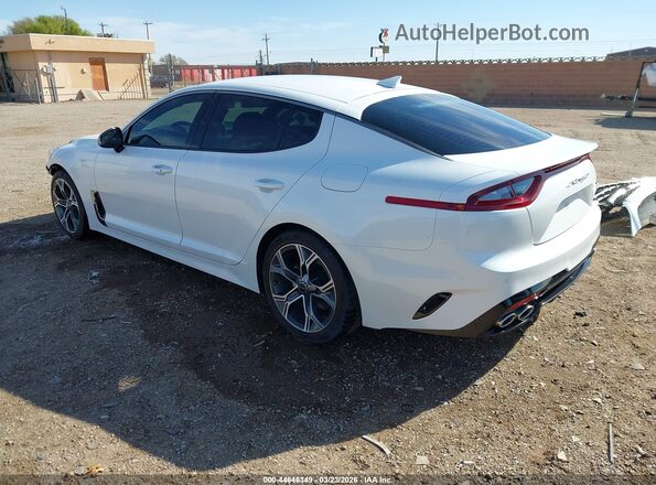 KNAE15LA2M6089509 2021 KIA STINGER White Հետևի ձախ