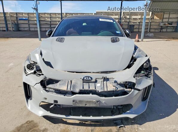 KNAE15LA5M6093232 2021 KIA STINGER Gray Դիմացի տեսք