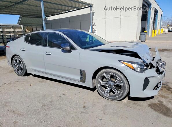 KNAE15LA5M6093232 2021 KIA STINGER Gray Առջևի աջ