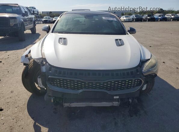 KNAE15LA5M6098141 2021 KIA STINGER White Vista trasera