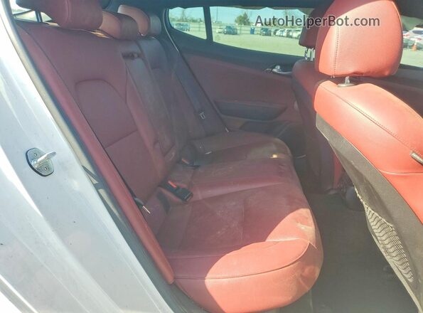 KNAE15LA5M6098141 2021 KIA STINGER White Vista interior trasera