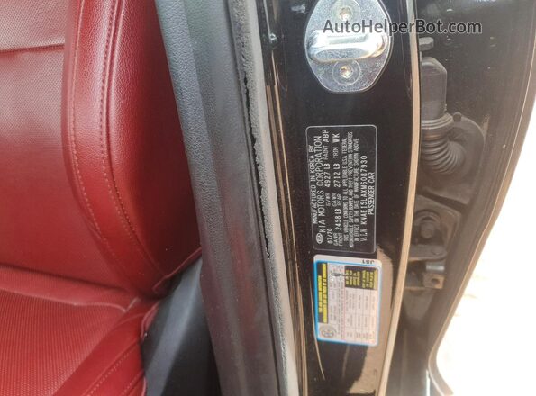 KNAE15LAXM6087930 2021 KIA STINGER Black Vista del compartimento del motor
